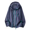 Up Uv Zip Mens Hooded Jacket Lightweight Quick Dry Sun Outdoor Coat For Travel Sports