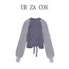 Fashion Style Autumn New Arrival Women's Clothing Stylish Open Back Design Round Neck Knitting Tops 5802118 400