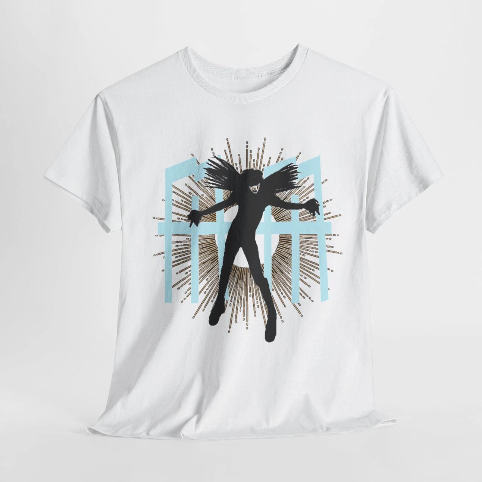 Marilyn Manson Funart Tee, Unisex Heavy Cotton T-Shirt, Rock Band Concert Shirt, S