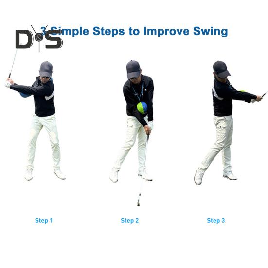 Golf Swing Training Aid PU Foam Ball Golf Swing Posture Correcter Indoor Outdoor Golf Practice Equipment for Beginners And Professionals