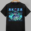 Akaza Demon Slayer Tričko Léto Bavlna Pánské Dámské Top Tričko Streetwear Ležérní Trend Oversize Volné Krátký Rukáv Hip Hop Harajuku