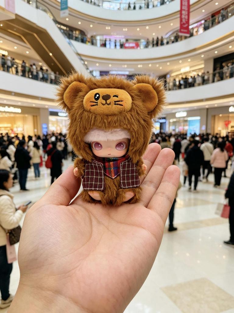 Dimoo Drama Club Newborn Diary: Cute Golden Sable Lion Doll Clothes Set