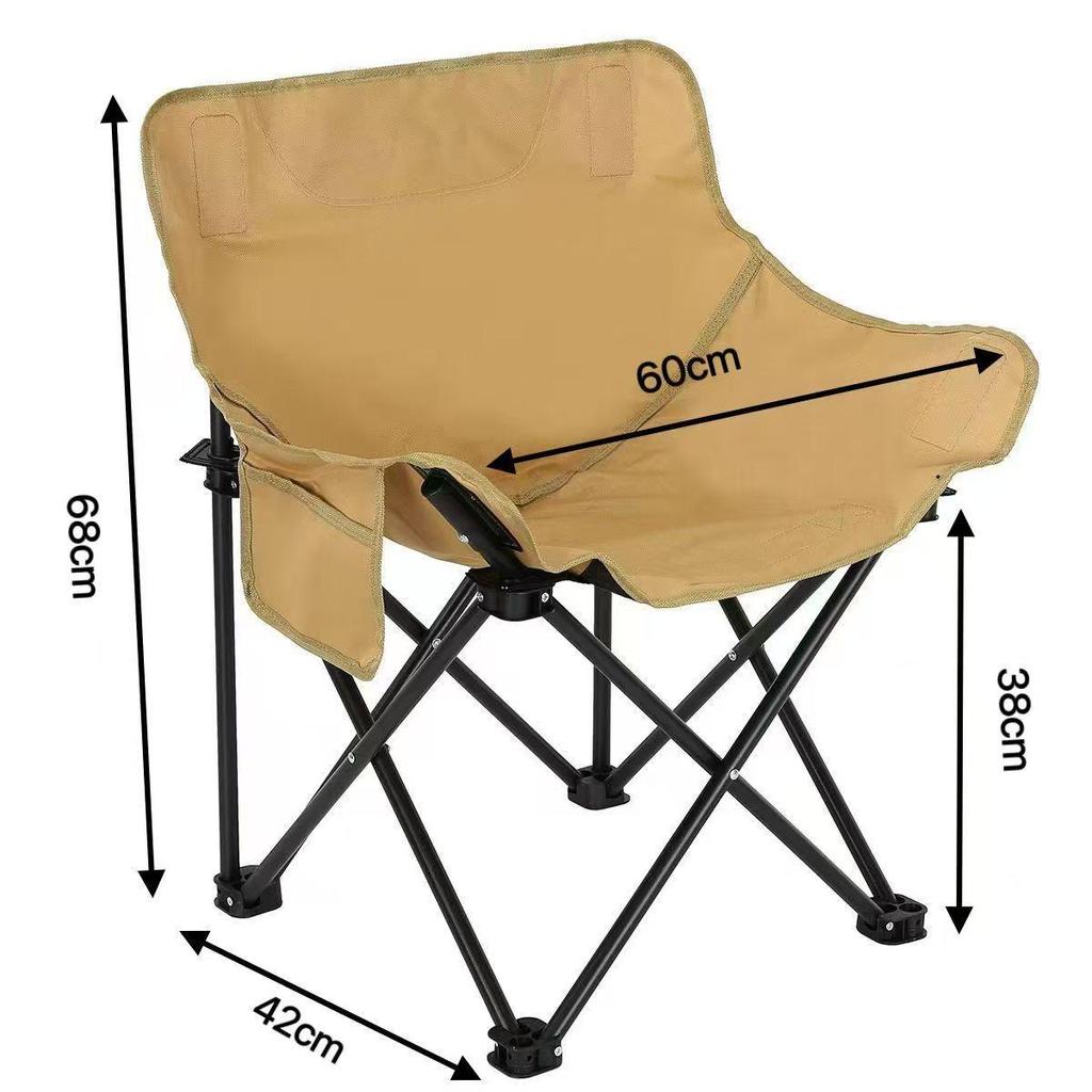 Portable Folding Outdoor Chair for Camping, Picnic, Party, BBQ, and Fishing