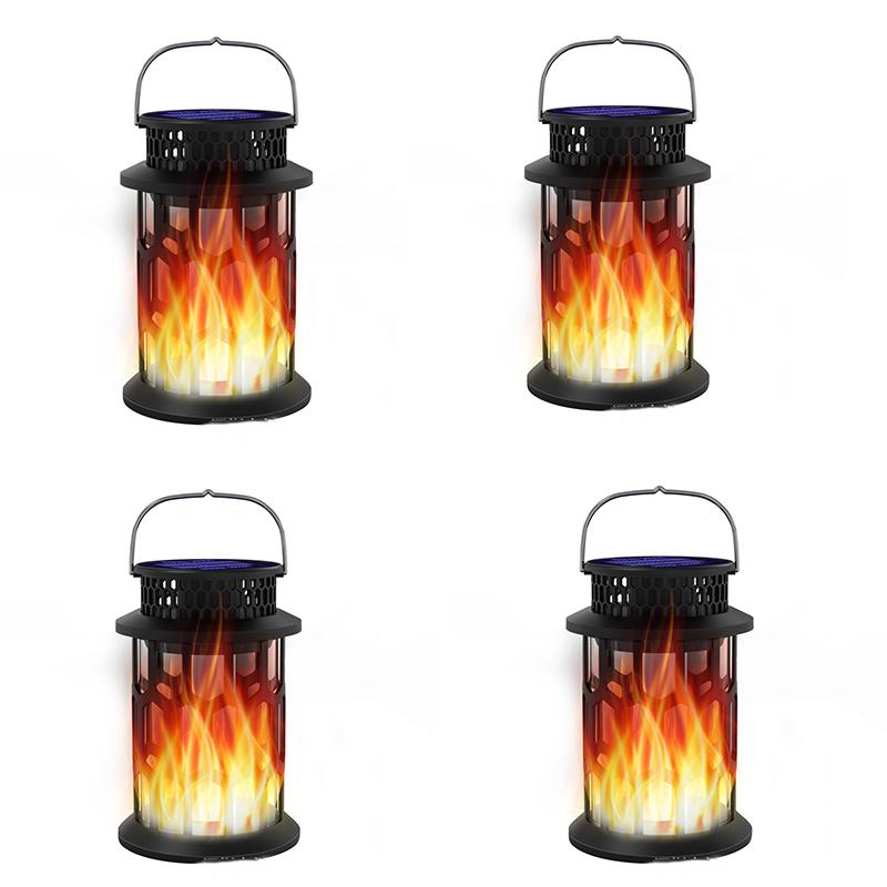 

Солнечная лампа Дворцовая лампа Садовая лампа Открытый сад Газон Пламя подвесного типа можно вставить в лампу ландшафтного освещения 4Pcs