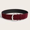 Maillard Styles Pin Buckle Waistband Trendy Trouser Dress Belts Suede Leather Wide Belt  Gifts
