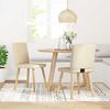 VidaXL Dining Chairs Set of 2 Cream Fabric, Chair, Living Room Chair, Accent Chair, Kitchen Chair, Dining Seat 4101128