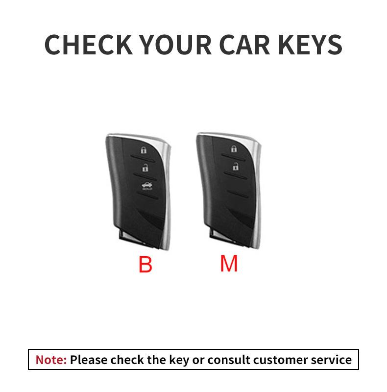 BJYL6 2/3 Buttons Car Key Case Cover Shell Holder For Lexus NX ES UX US RC LX GX IS RX 200 250h 350h LS 450h 260h 300h UX200 Accessory
