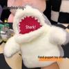 Plush Shark Hand Puppet Doll - Cute, Mouth-Opening Stuffed Animal Birthday Gift