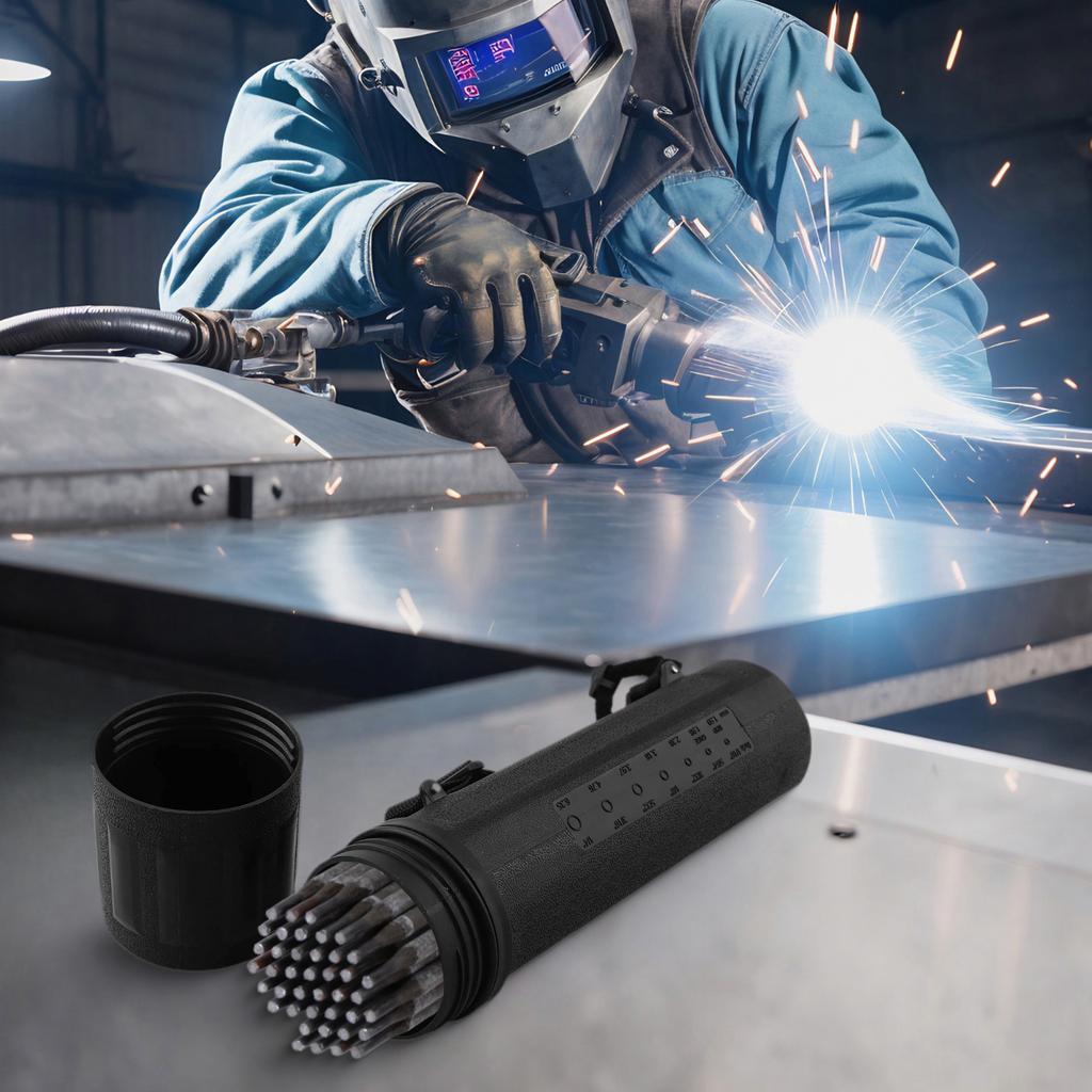 4.5kg Capacity Welding Rod Storage Tube for MMA Electrodes Designed for Moisture Protection and On Site Portability