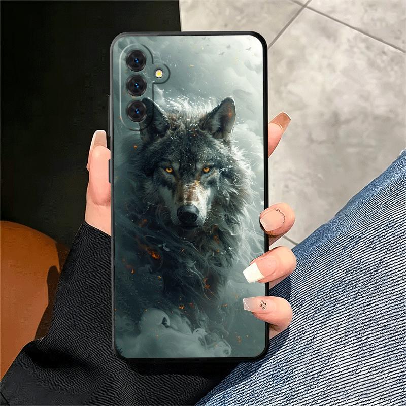 Wolf Moon Animal Soft Phone Case for Samsung A17 A37 A57 A16 A26 A36 A56 A15 A25 A35 A55 A14 A24 A34 A54 A13 A23 A33 A53 A52 A12