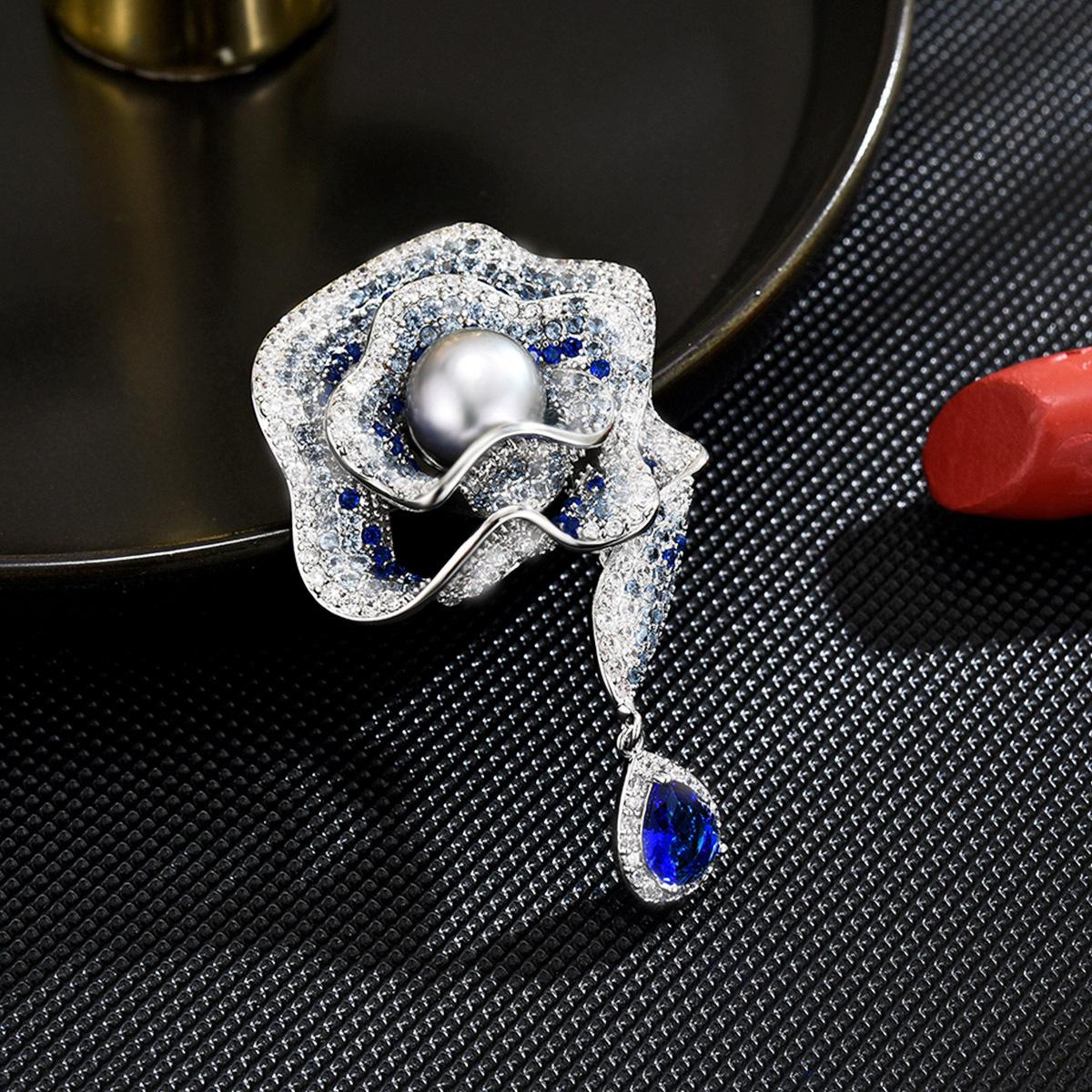 

Женские броши в стиле легкой роскоши, элегантные кисточки, винтажные броши с розой, модные и универсальные броши, уникальный дизайн