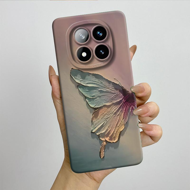 Für Redmi Note 14 Pro Plus 5G Hülle Note14 Pro+ 5G Weiche Silikon Handyhülle Süß Bemalte Modische Cartoon-Bedruckte Rückseite