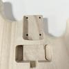 Double-Single-Double Electric Guitar Body Semi-finished Paulownia Wood Electric Guitar Body DIY Guitar Body for Painting and Spraying
