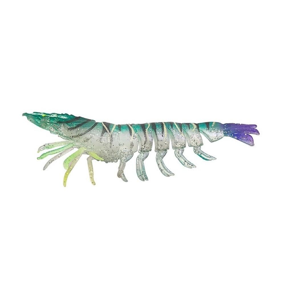 9.5cm 4.5g Soft Fishing Lure Hookless Prawn Fishing Bait Shrimp Fishing Lure  For Trout Fishing