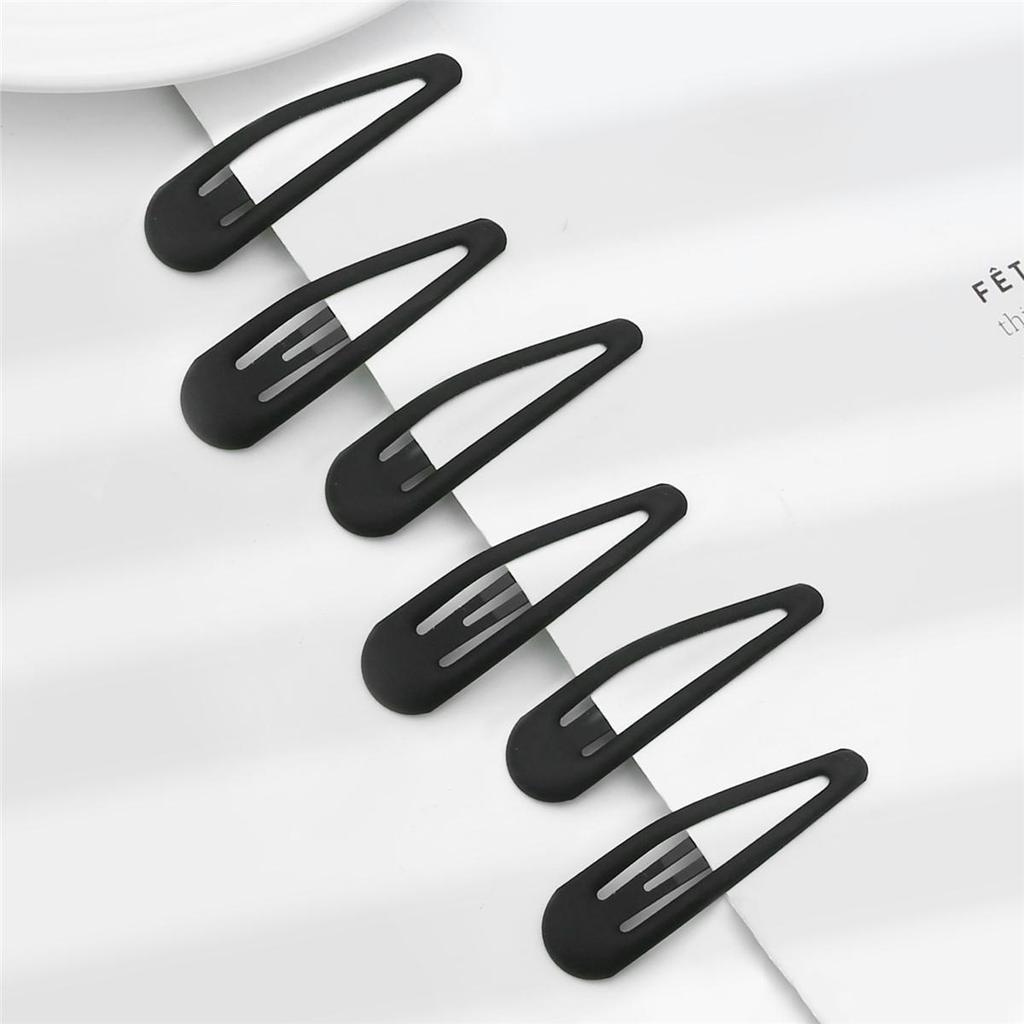 1card/bag Fashion Rubber Paint Geometric Hairpin Hair Claw For Women Ladies Girls Makeup Hair Barrettes Hair Accessories Crab Bath Clip Headwear