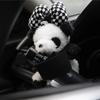 Auto Schalthebel Riemen Deko Ornamente Lenkrad Dekoration Blinker Scheibenwischer Ganghalter Dekorative Panda Puppe