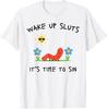 Wake Up Sluts It's Time To Sin Funny Animal Meme T-Shirt