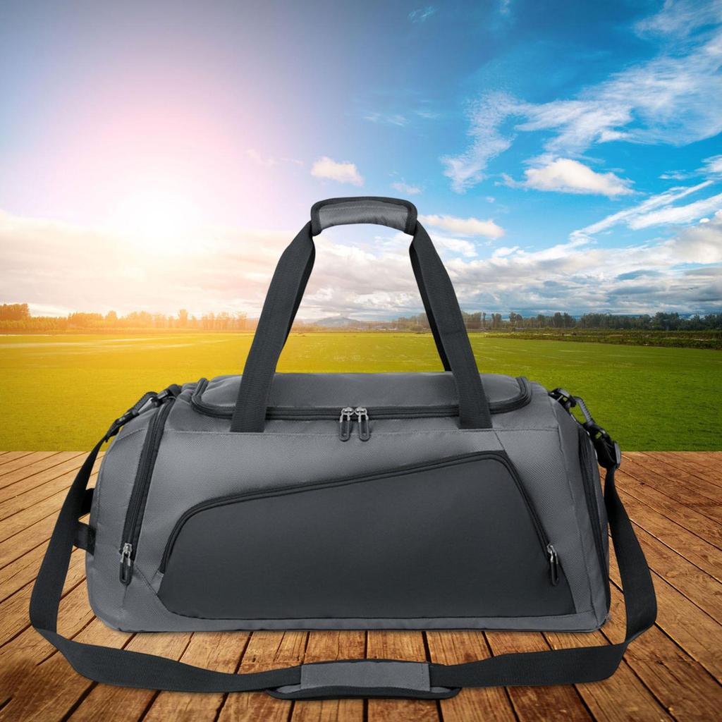 Dry and Wet Separation Bags Fitness Bag Waterproof Water Resistance Luggage Zipper Closure Carry
