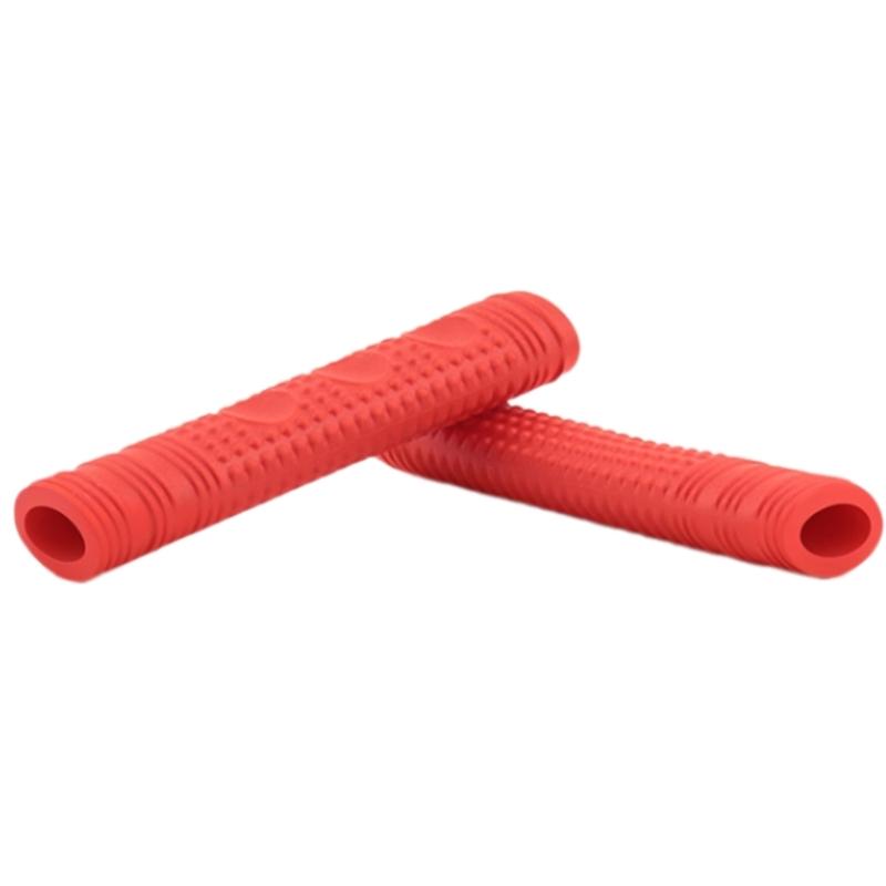 2pcTear Resistant Silicones Bike Brake Grip Multicolor Mountain Bike Brake Lever for Daily Cyclists