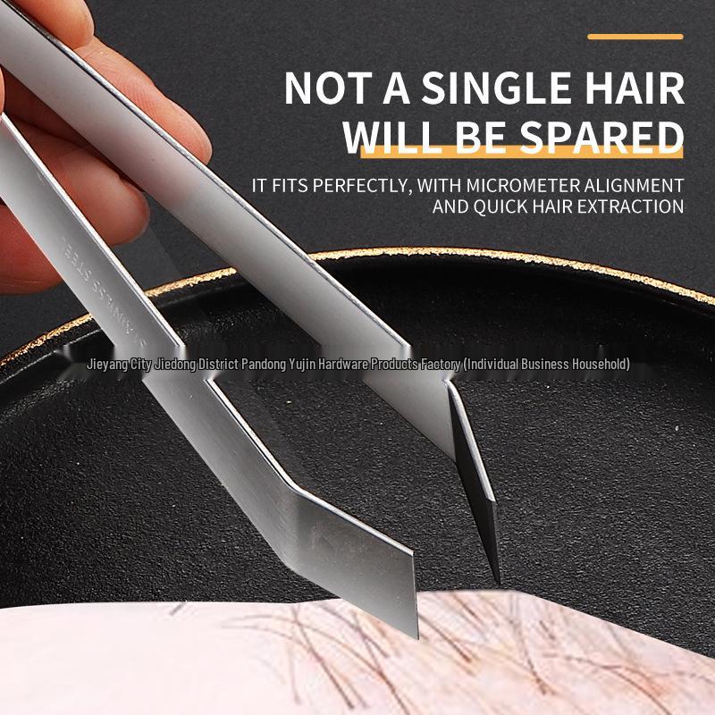 Poultry and Fish Tweezers: Pluck Pig Hair, Chicken & Duck Feathers, Remove Fish Bones, or Tame Beard – Versatile Household Tool.