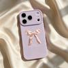 Three-dimensional Bow Is Suitable for Creative iPhone16PRO Anti-drop New 15/17 Mobile Phone Case Apple 16/17PM