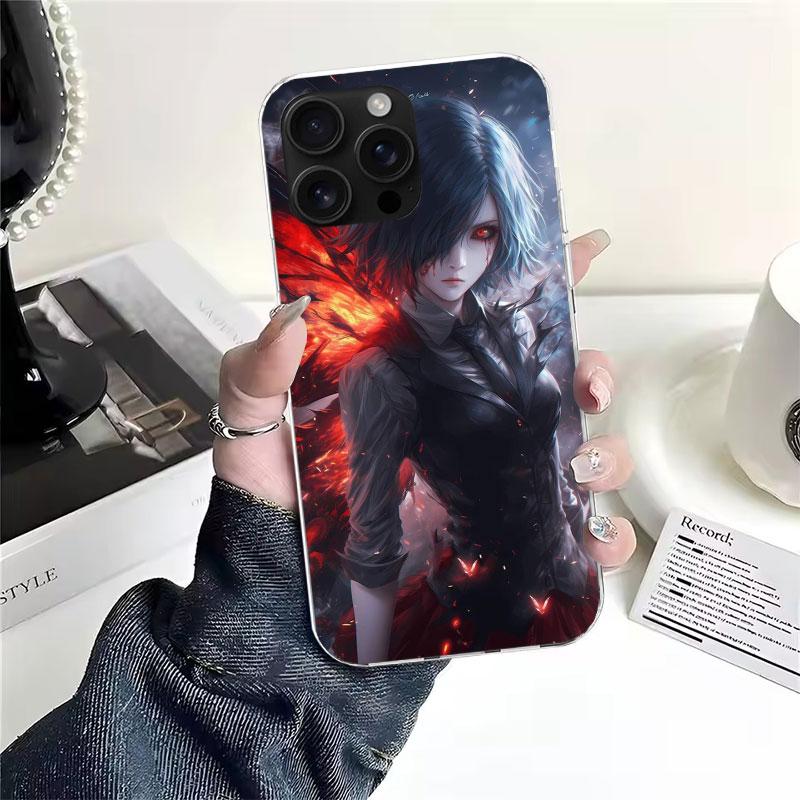 G-Ghoul Tokyo Touka Kirishima Soft Phone Case For IPhone 11 17 Air 16E 16 Pro Max 15 + 14 Plus 13 Mini 12 Apple 7 SE 8 Fundas Co