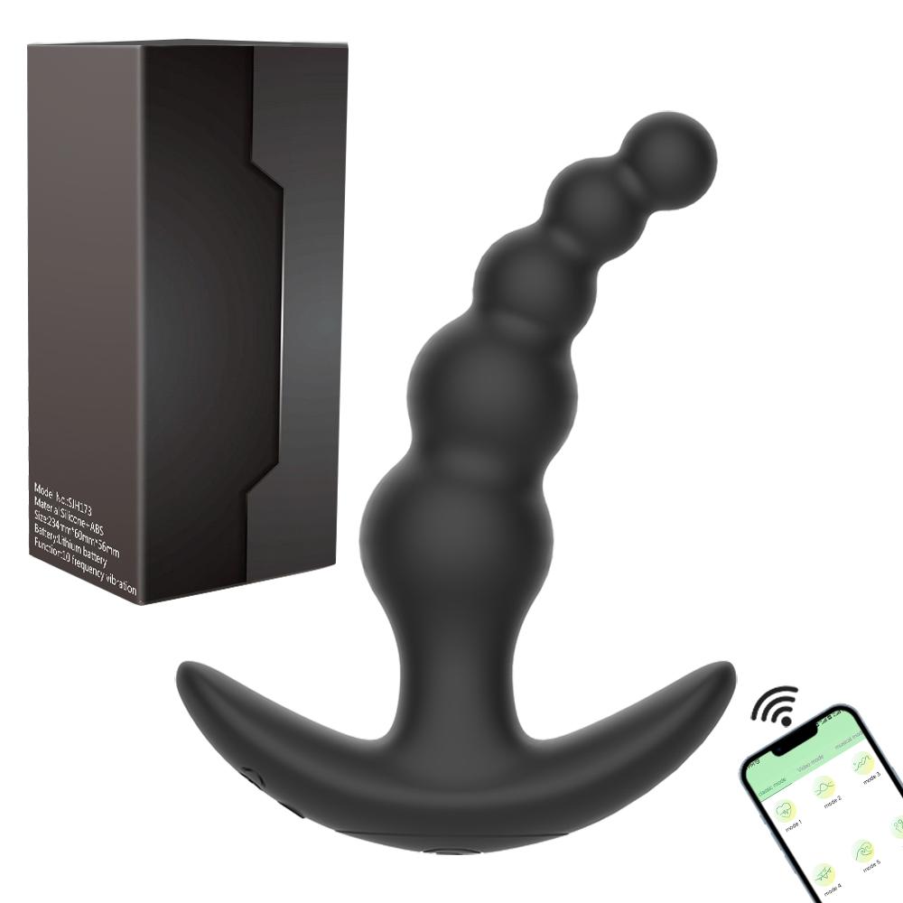 APP Bluetooth Anal Vibrator for Men Prostate Massager Wireless Remote Butt Plug Vibrating Adult Sex Toy for Women Male Gay