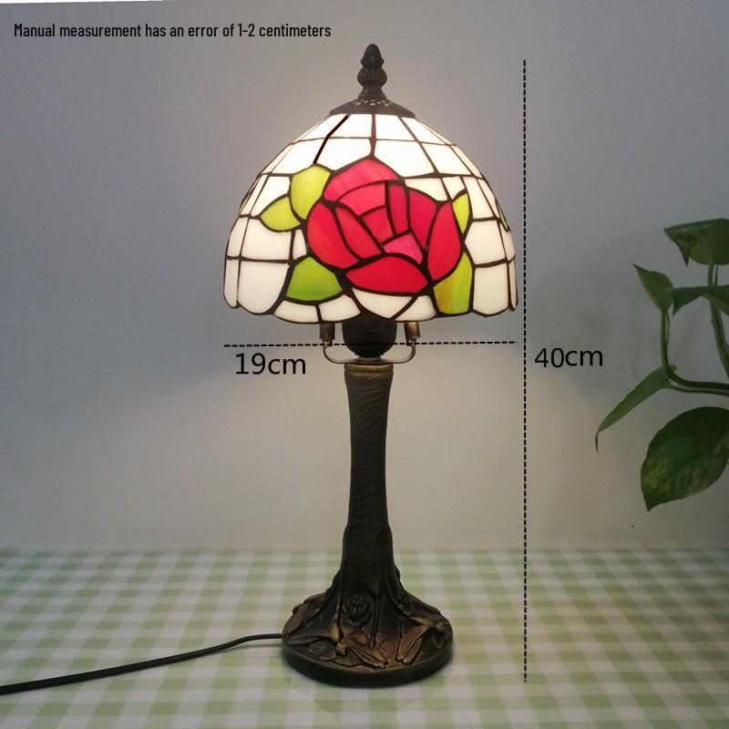 Tiffany Style Desk Lamp for Bedroom, Living Room, or Children's Room Night Light