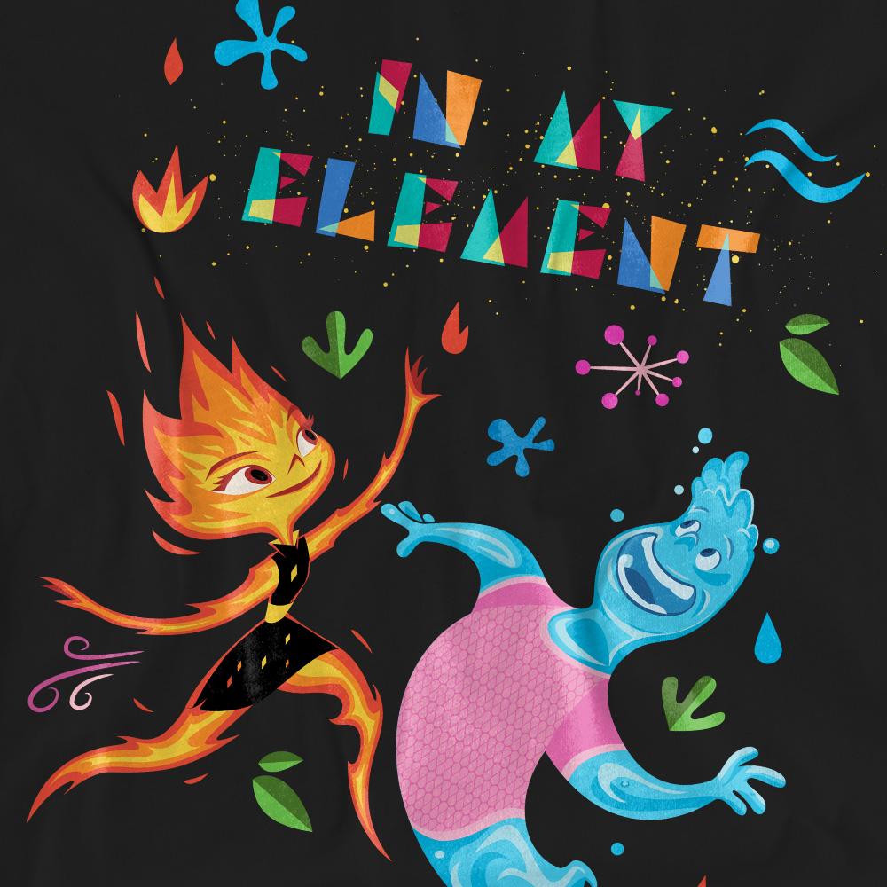 Elemental Unisex Adult In My Element Ember & Wade T-Shirt