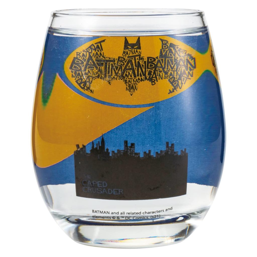 DC Comics "Batman" 3D Glass Cup, Approx. 330ml, Bat Signal, SAN3682-3