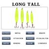 1PC 10G/13G Luminous Metal Spoon Bait Spinner  Fishing Lure Sequins Bass Trout Pesca Fishing Tackle
