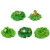 Countrysides Floating Leaf Frogs Decorations Green Outdoor Floating Ornaments House Swimming Pool Pond Decorations
