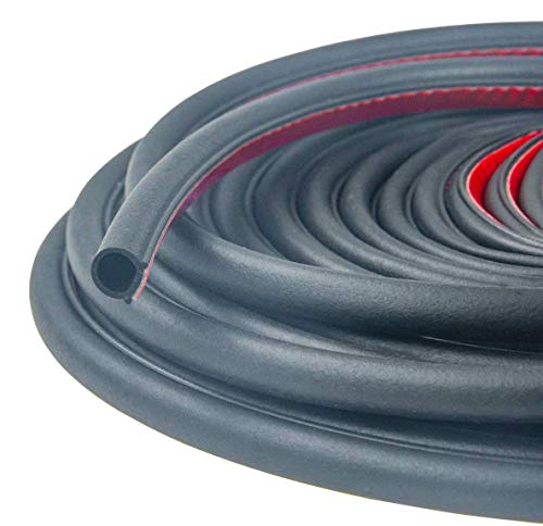 

focous Молдинг двери автомобиля D-образный 10 м (5М+5М) Уплотнитель для предотвращения шума ветра, молдинг, также подходит для домашних дверей