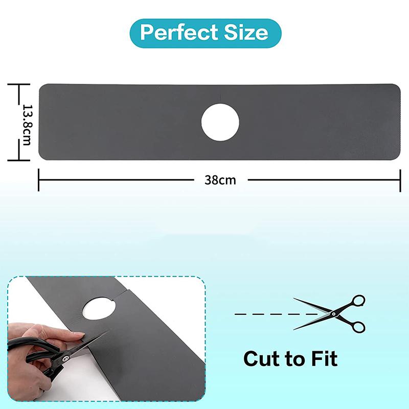 Upgraded Diatomite Sink Splash Guard Kitchen Faucet Absorbent Mat Drip Catcher Drying Faucet Pad for Counter Bathroom Bar Tools