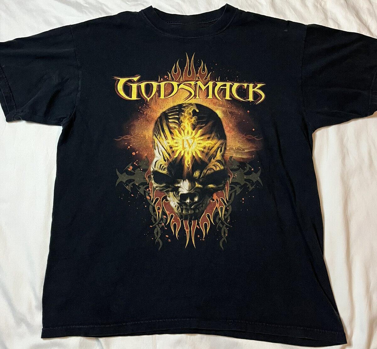 Godsmack Band Tour Black tee For Men And Women T-Shirt All Size BS056 XXL