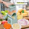 Multifunctional Vegetable Cutter & Grater: Slice & Grate Potatoes, Cucumbers & More