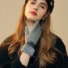 Women's Winter Touchscreens Gloves With Fleece Lining Fashion Mittens For Cold Weather Smartphone Use