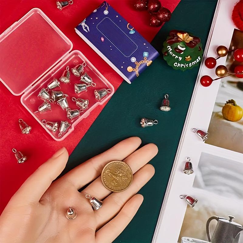 20pcs Vintage Metal Mini Bells Christmas Tree Decor Handmade Metal Ornaments Christmas Decorations.