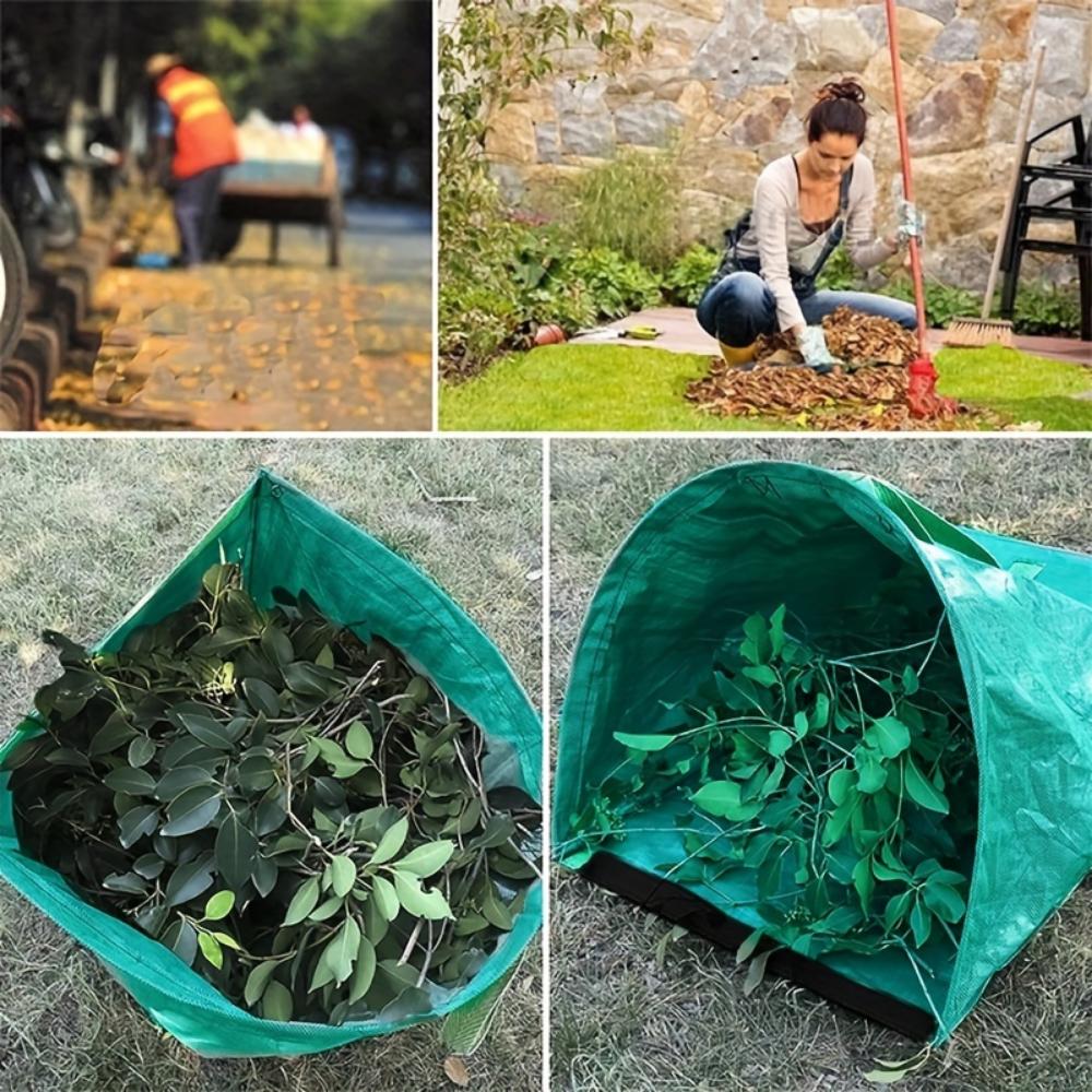 Garden Leaf Bag 200L Yard Dustpan Collection Leaf Bag, Yard Garbage Bag, Garden Leaf Debris Garbage Bag