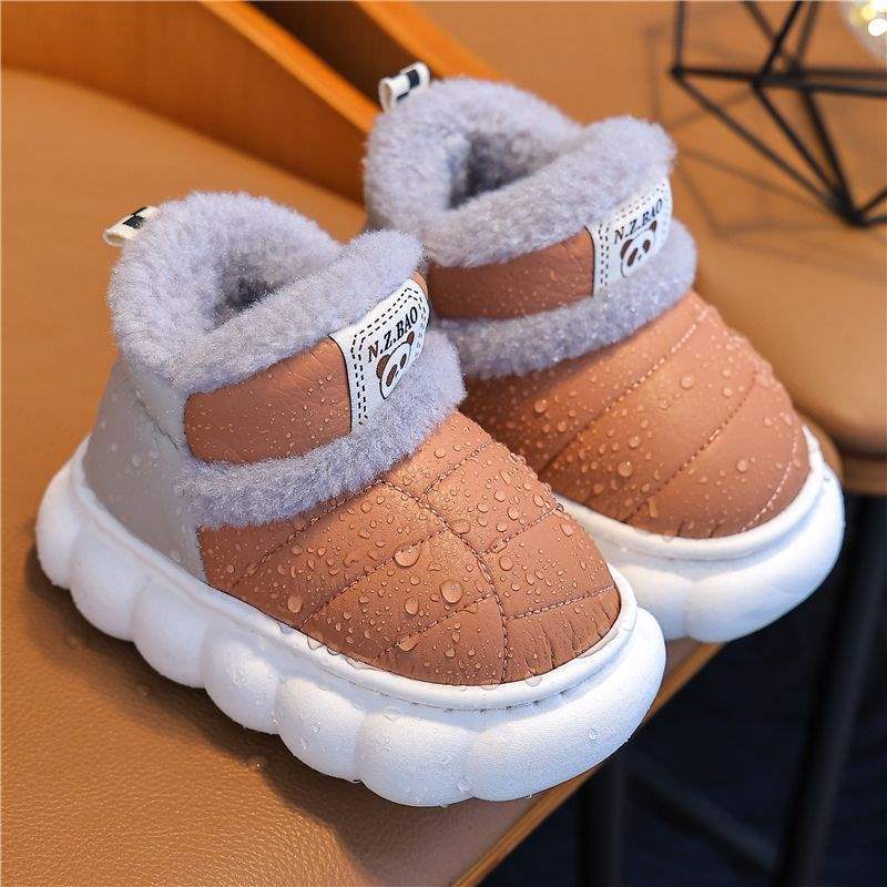 

Детская хлопковая обувь зимняя бархатная толстоподошвенная водонепроницаемая и нескользящая мальчиковая сноубутсы для улицы домашняя детская хлопковая обувь девочка 22/23 yards (inner length 13.5CM)