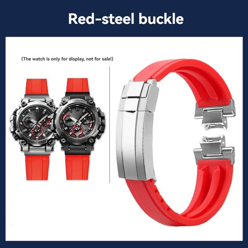 

MTG-B3000 Modified Silicone strap For Casio G-SHOCK 5672 MTG-B3000BD/MTG-B3000D-1APR Rubber Watchband Men s Bracelet Wristband For MTG-B3000