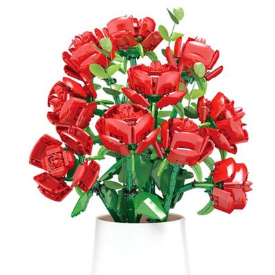 [Květina kompatibilní s Real Night-Lego] GJ Rose 11 GJ, Rose
