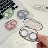 Ins Contact Lens Box Simple and Portable Contact Lens Case Companion Care Box for Girls Contact Lenses Case