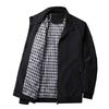 New Autumn Thin Middle-aged and Elderly Jackets Men's Stand Collar Business Casual Simple Jackets Men's Large Size Jackets