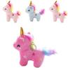 Adorable Rainbow Unicorn Plush Keychain Wholesale Pony Doll Pendant For Girls' Backpacks
