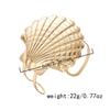 Vacation Style Seashell Starfish Open Arm Bracelet Bohemia Personality Adjustable Women'S Armband