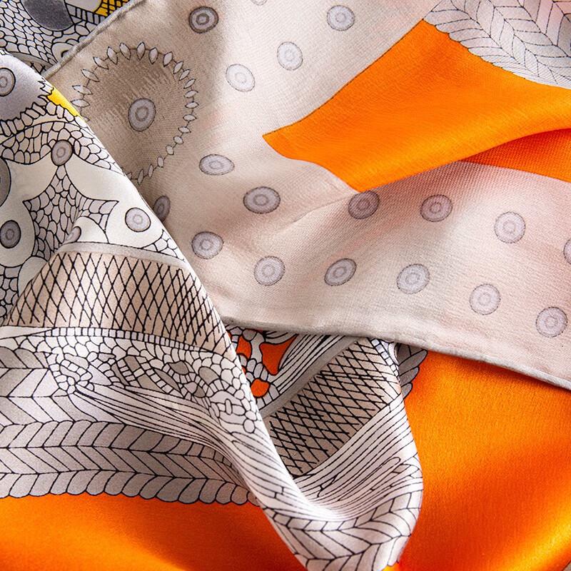 Hengyuanxiang Mulberry Silk Square Scarf