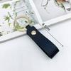 10Pcs New Pu Leather Keychain Simple Versatile Pendant Hand Strap Metal Car Keychain Couple Bag Ornaments