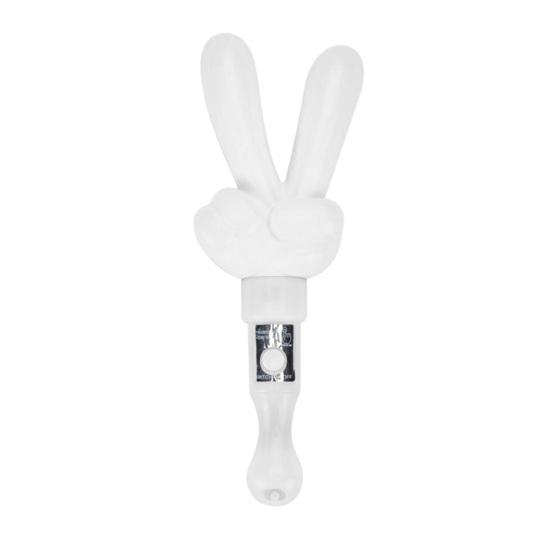 LED Foam Glow Sticks Finger Shaped Bulk Glow Sticks 3 Lighting Modes Gesture Party Supplies Battery Powered Fluorescent Light Props for Parties