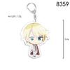 Otome Game 'Evil Heiress' Acrylic Keychain: Trapped in a Dating Sim